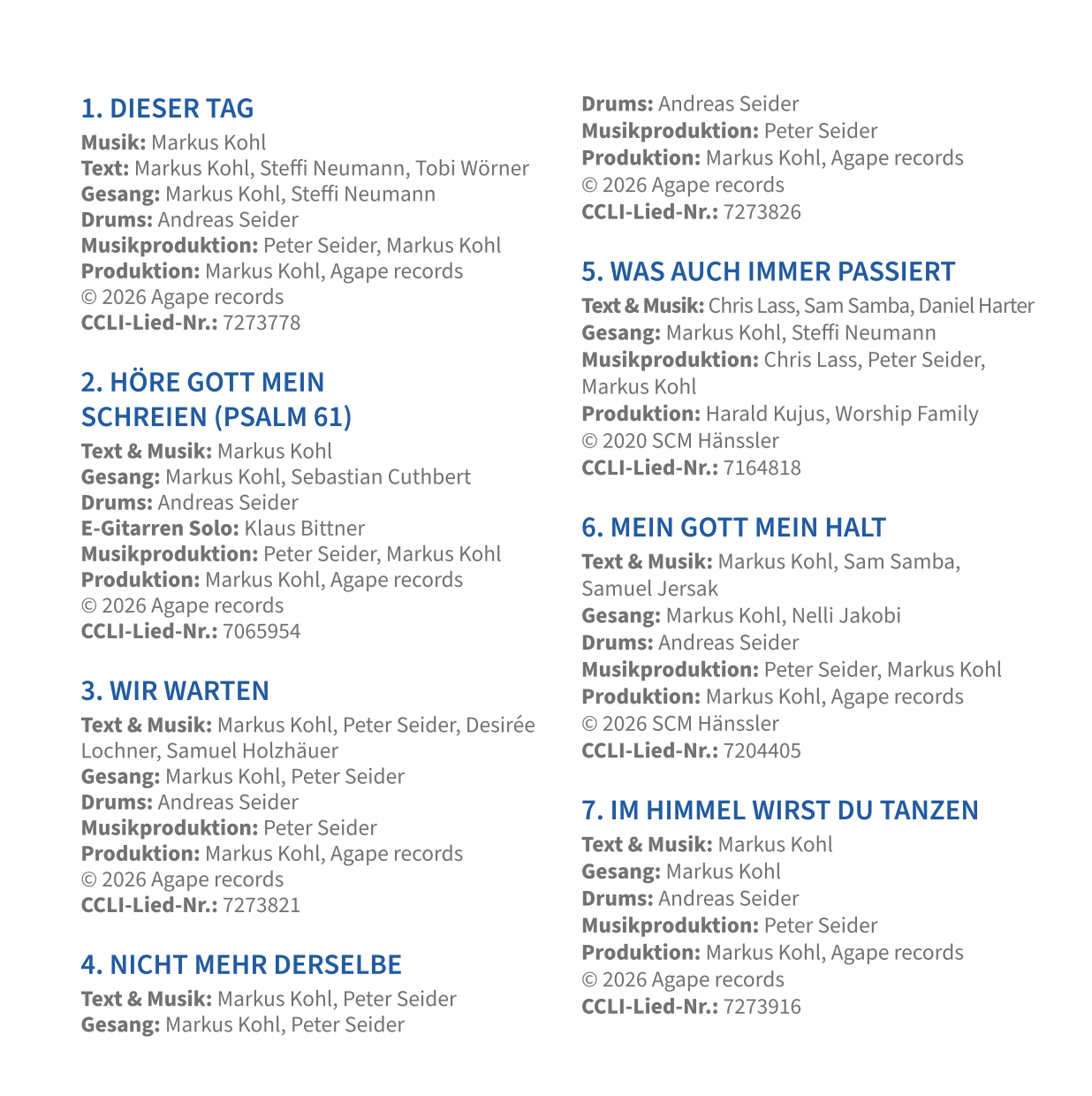 Markus Kohl - Mein Gott mein Halt – Bild 2